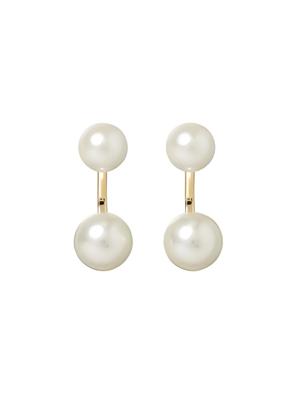 ROXANNE ASSOULIN  Le Perle Float Earrings
Classic Double Pearl Drop Earrings